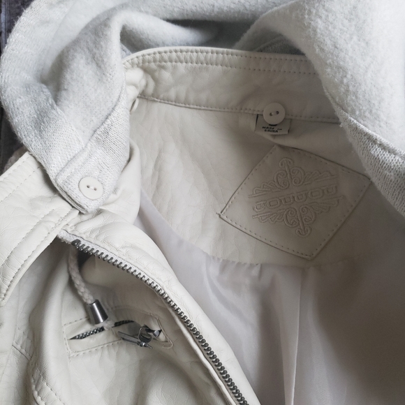 Jcpenny White Leather Jacket - Picture 5 of 7